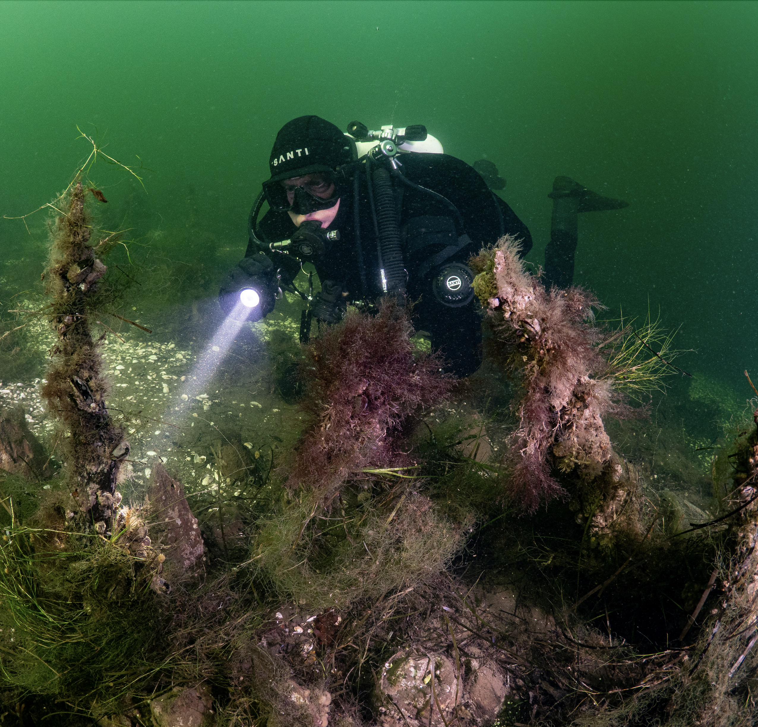 Mysterious underwater barriers in Blekinge