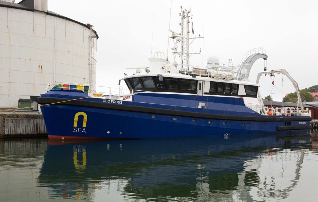 Ocean Focus in port in Visby