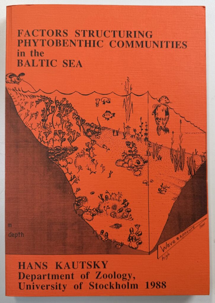 Hans Kautsky’s doctoral thesis on phytobenthic communities in the Baltic Sea.