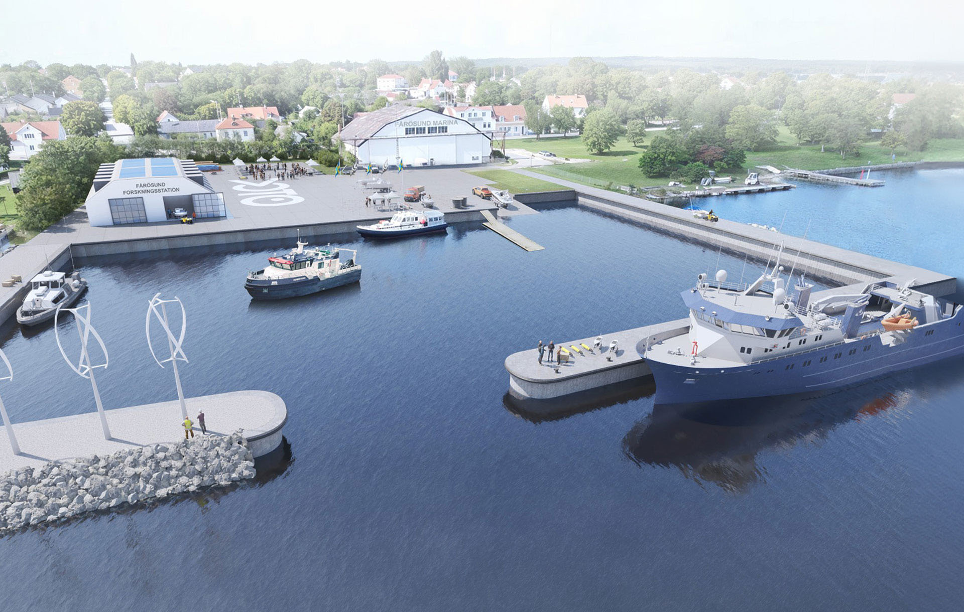 Sites, Fårösund Marina